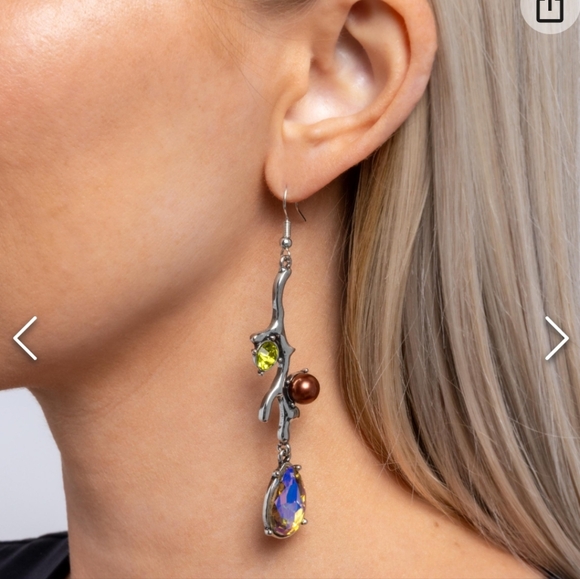 Glitzy Giveaway Earrings Fishhook Multi Colors - Picture 2 of 3